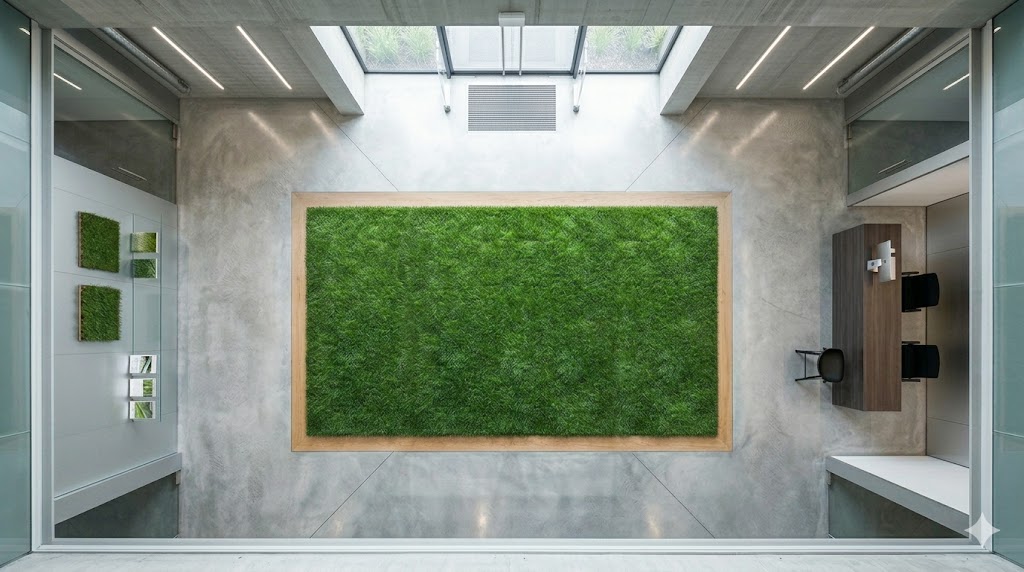 After Belgotex grass installation