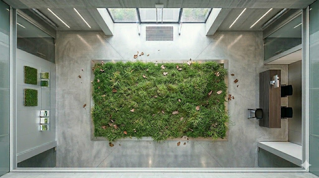 Before Belgotex grass installation